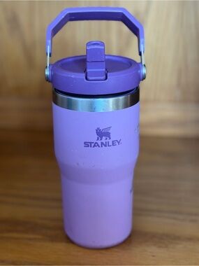 Stanley Purple Insulated Travel Cup with Fold-Down Handle